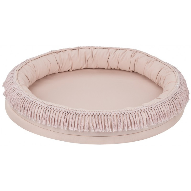 Dossel de Cama e Casulo Boho Dusty Pink