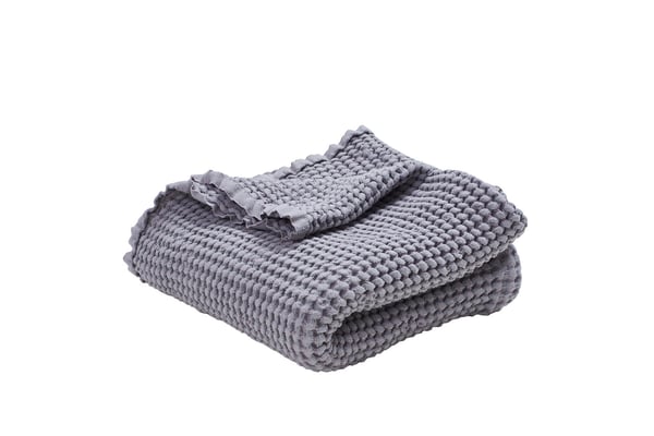 Light Grey Bohemian Blanket