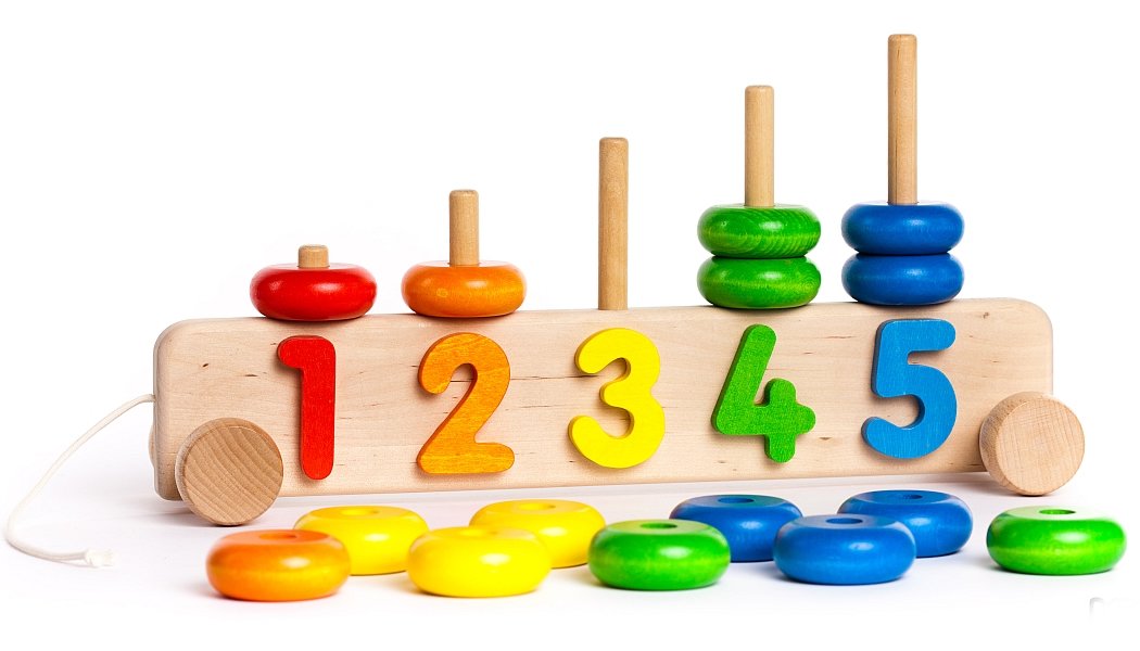 Wooden Number Stacker