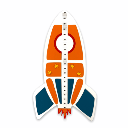 Wooden Rocket Height Gauge