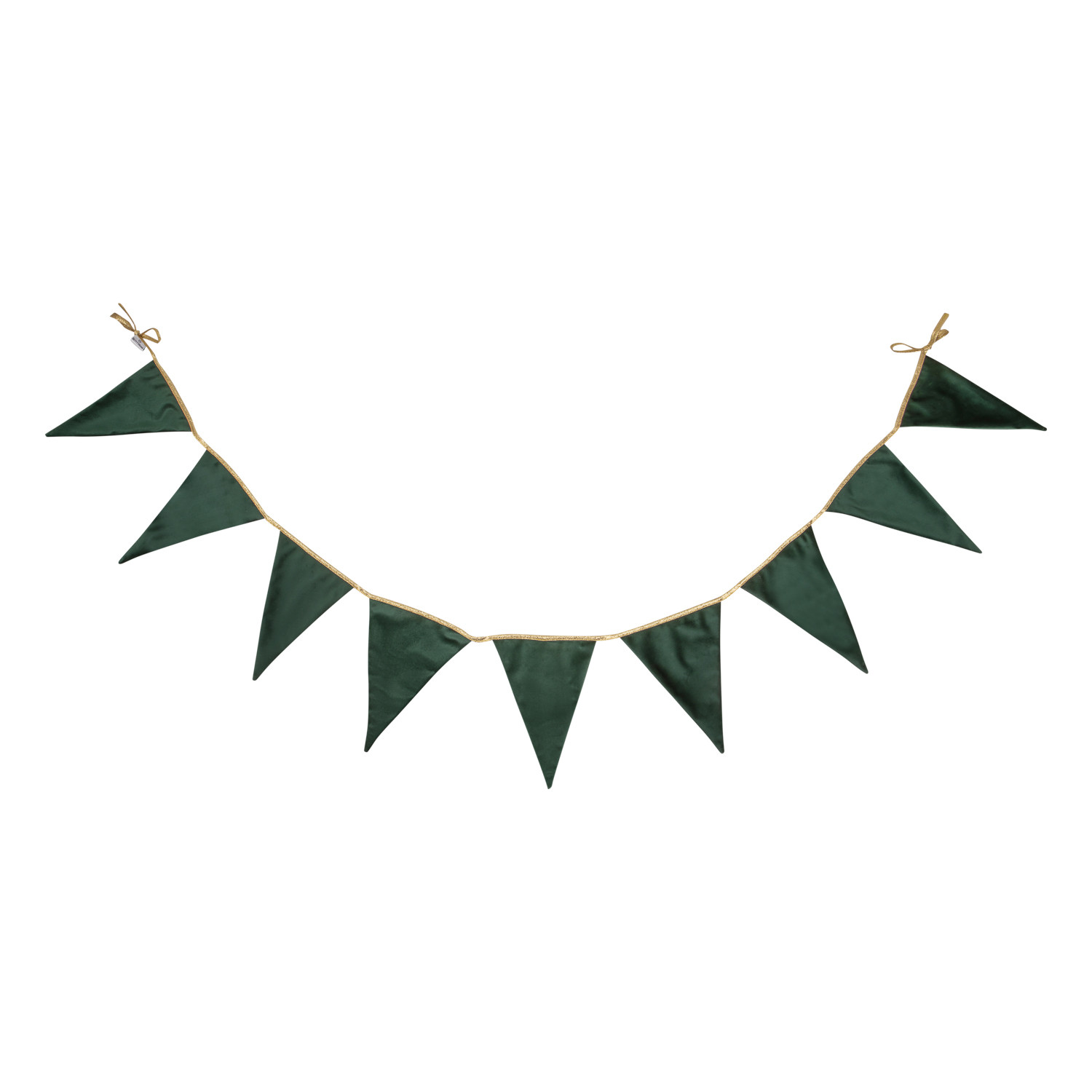 Velour Garland Green