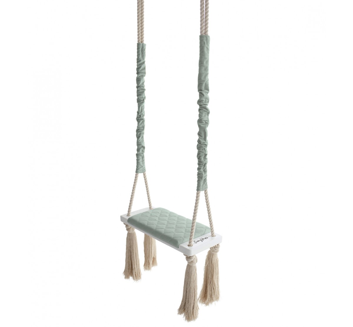 Sky Grey Wood Swing