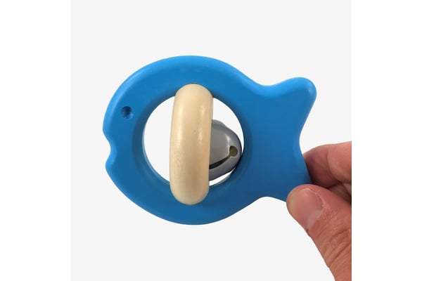 Wooden Bird Rattle