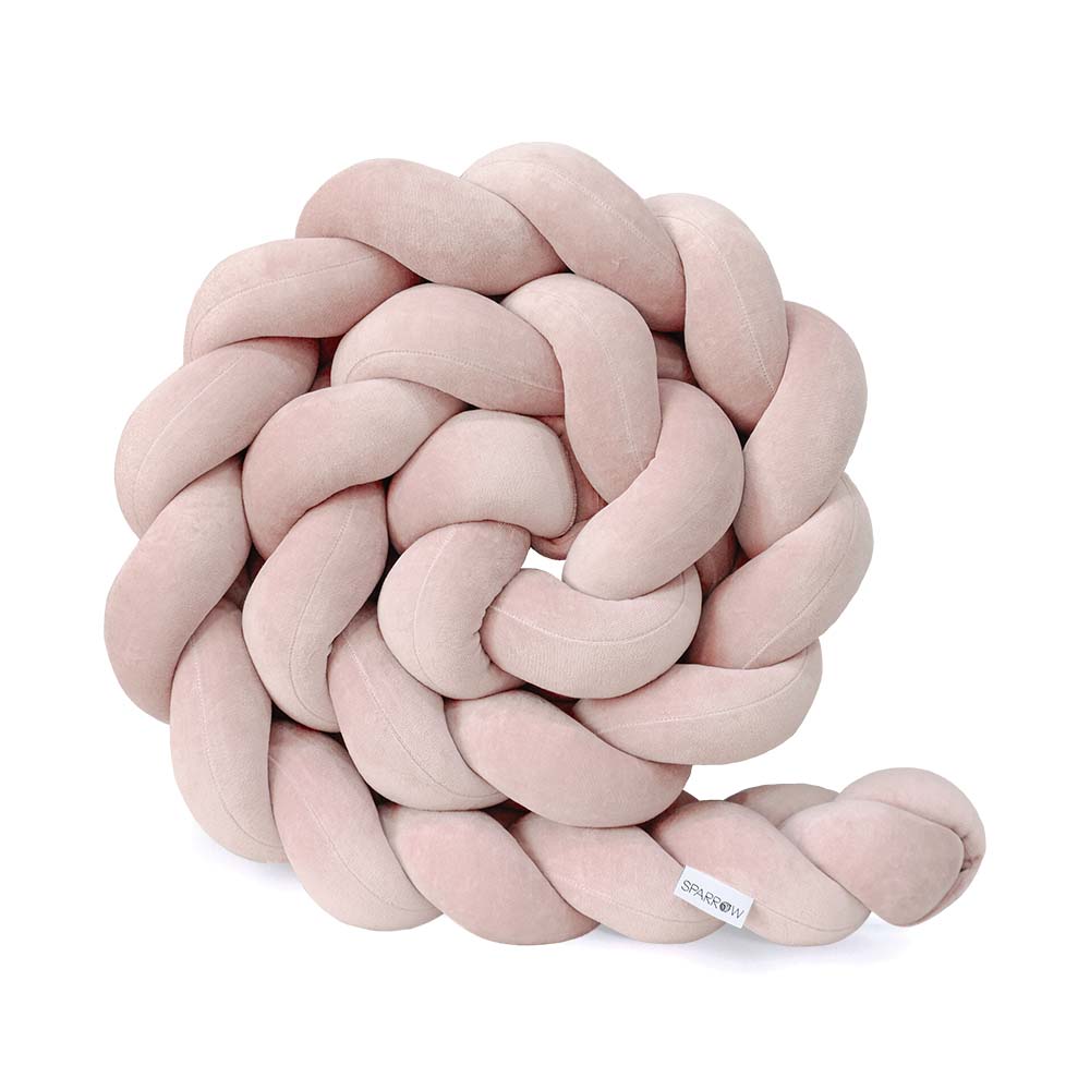 Contorno de Cama 3 cordas -  Powder Pink