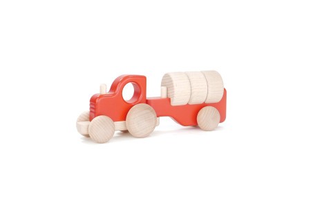 Tractor with Blocks
