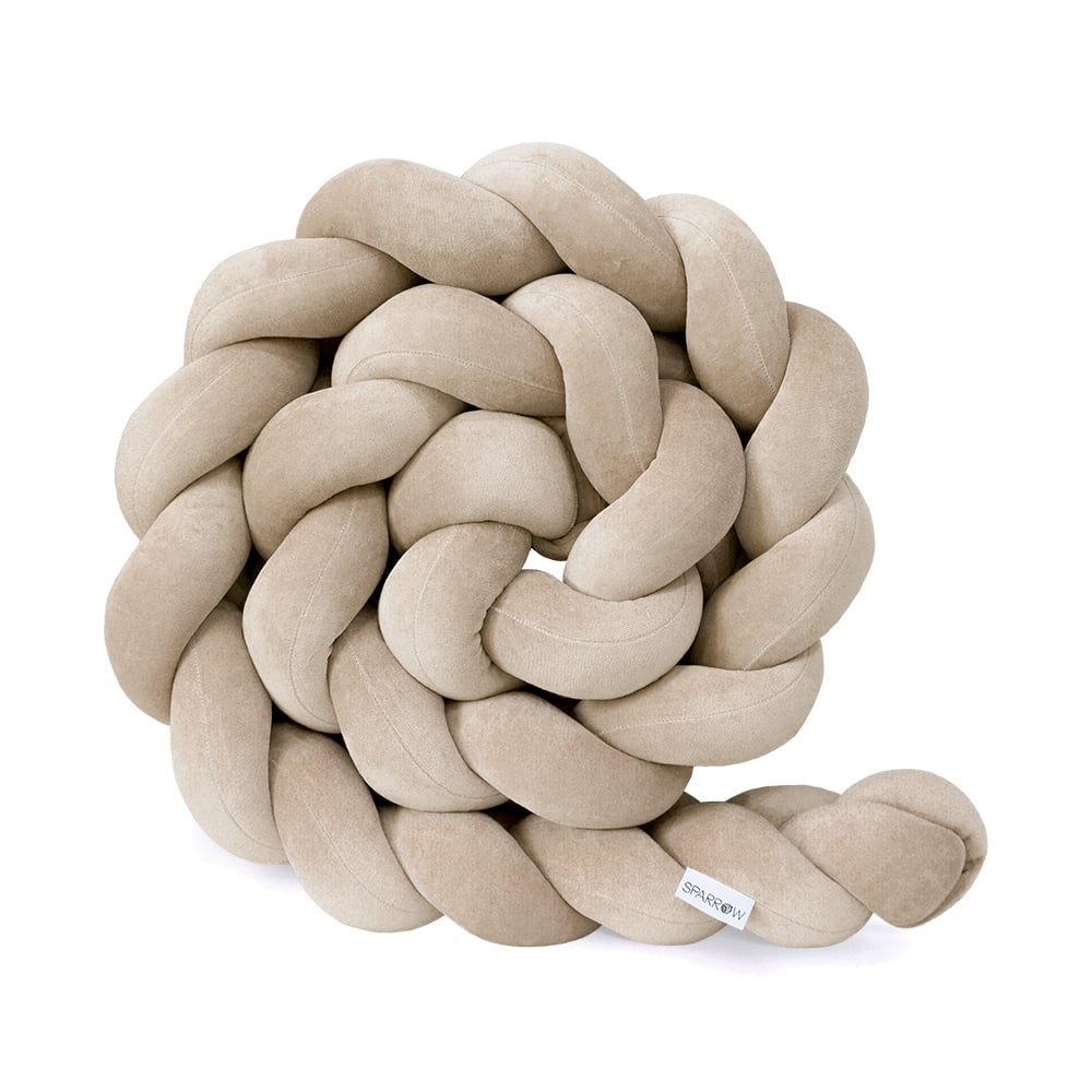 Cappuccino Bed Bumper - 3 Ropes 