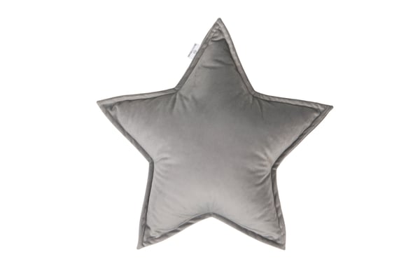 Cojín Estrella de Terciopelo Bordeaux