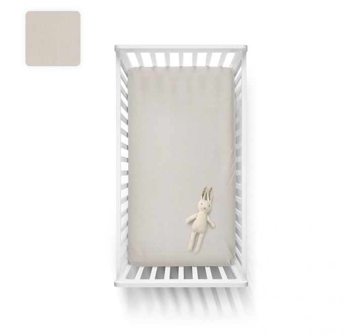 Lenzuolo con angoli Lino Beige scuro