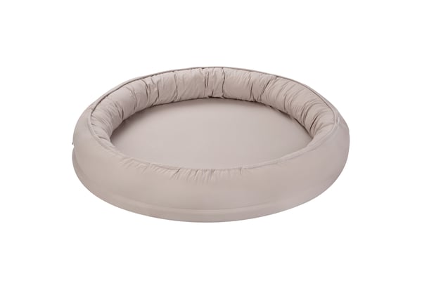 Basic Dark Beige Cocoon Without Ruffles