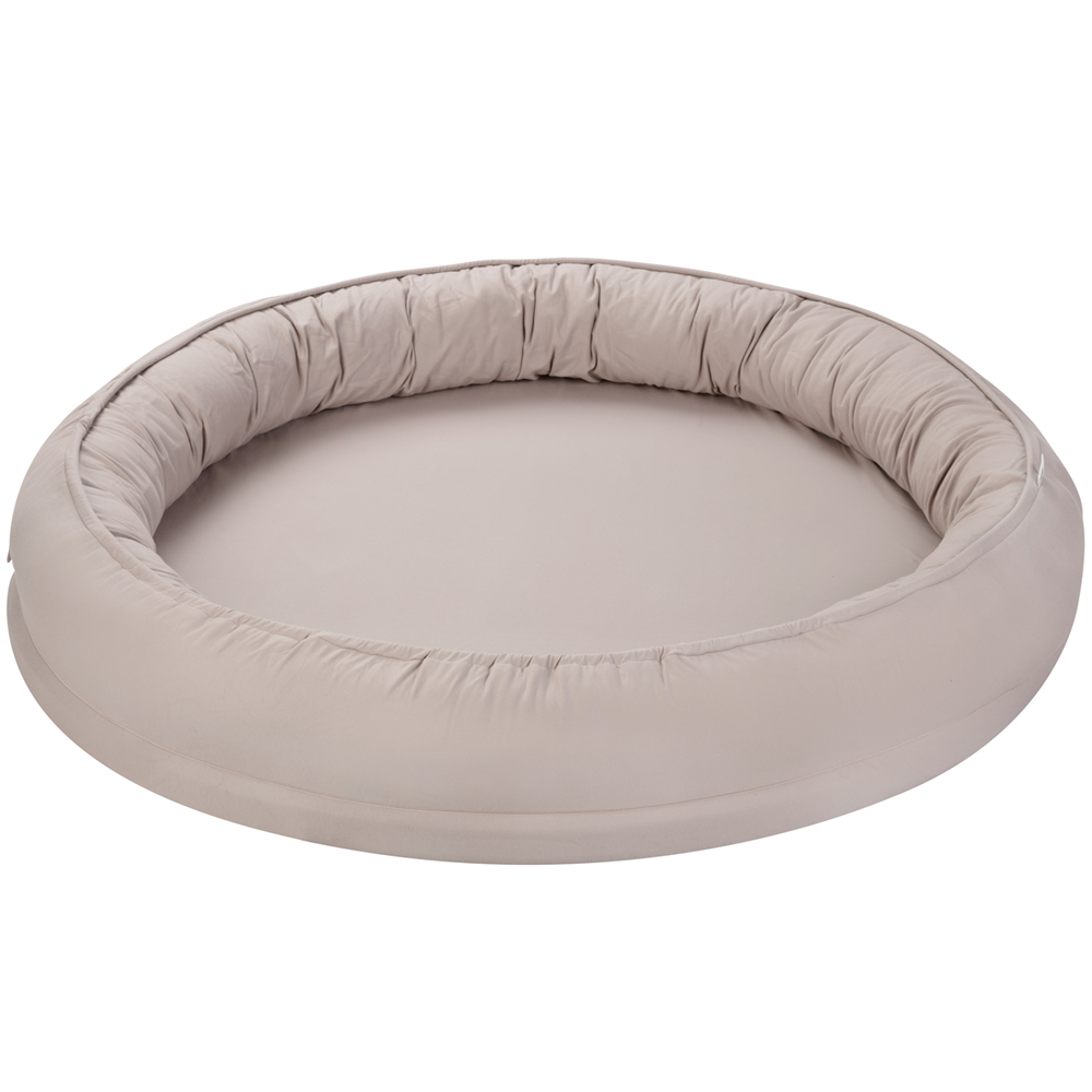 Babynest Basic Dark Beige ohne Rüschen