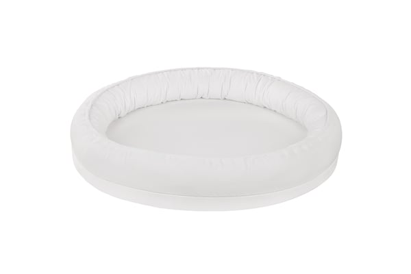 Basic White Cocoon Without Ruffles