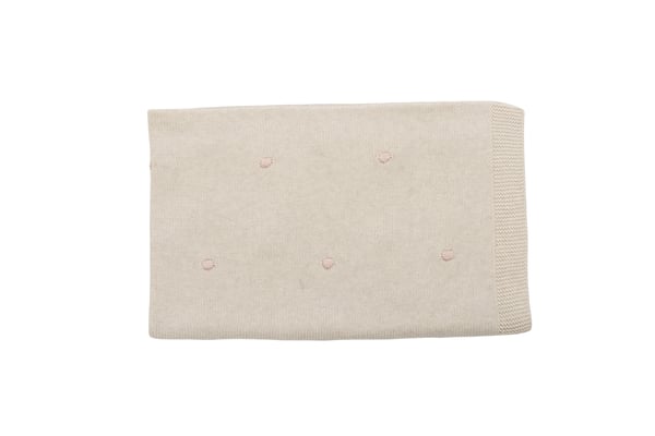 Confetti Blanket Sand & Rose