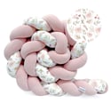 Paracolpi intrecciato 3 Spighe - Boho Powder Pink