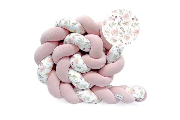Cappuccino Bed Bumper - 3 Ropes 