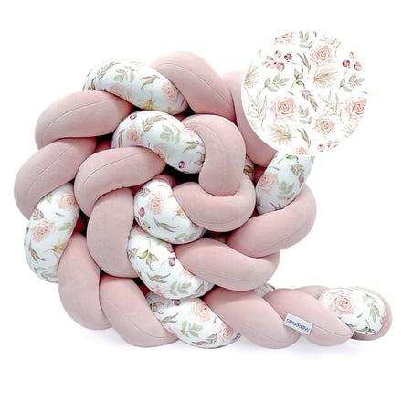 Paracolpi intrecciato 3 Spighe - Boho Powder Pink