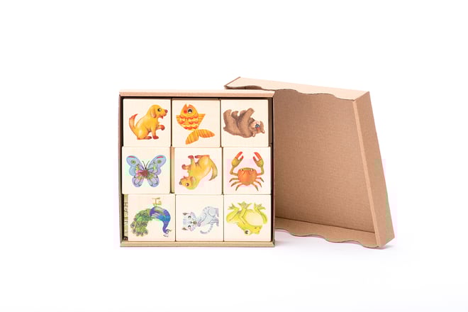 Giochi in legno - Memory Animali