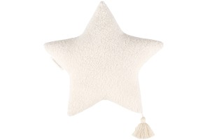 Boho Vanilla Star Cushion