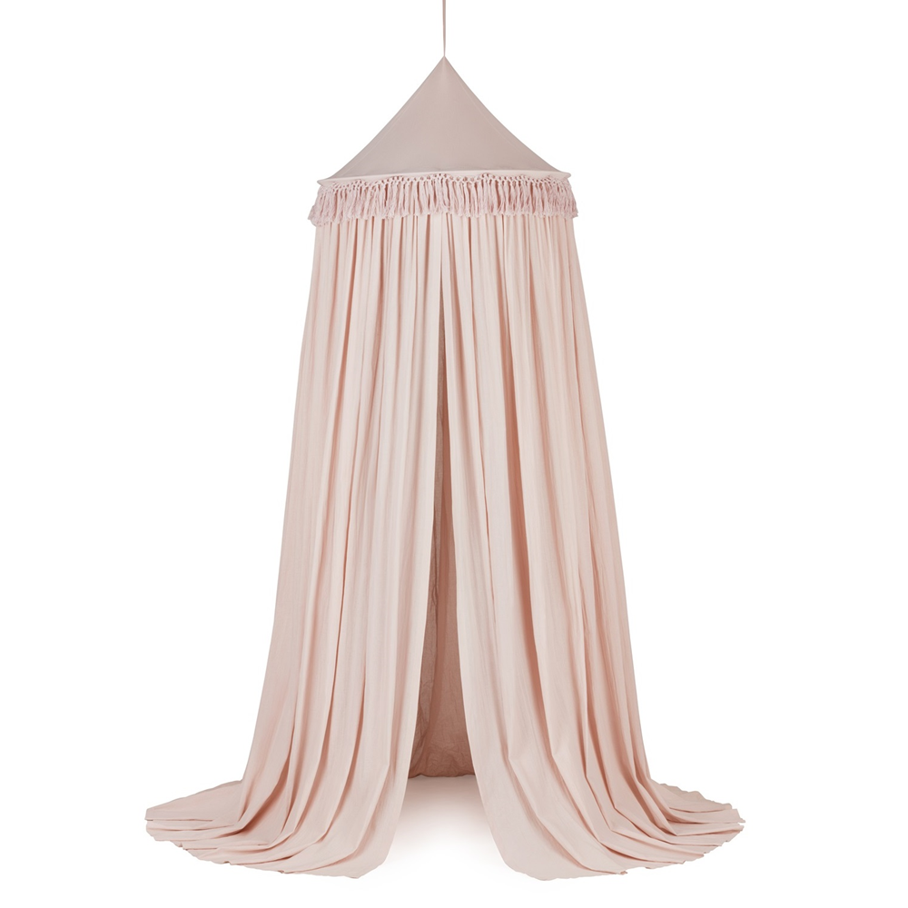 Saldi Estivi - Baldacchino Boho Rosa Cipria MAXI