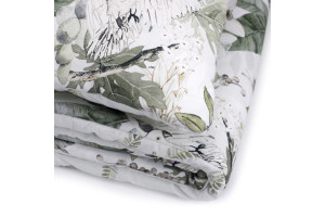Cotton 120x170 Printed Duvet & Pillow Set - Tropical Vibes