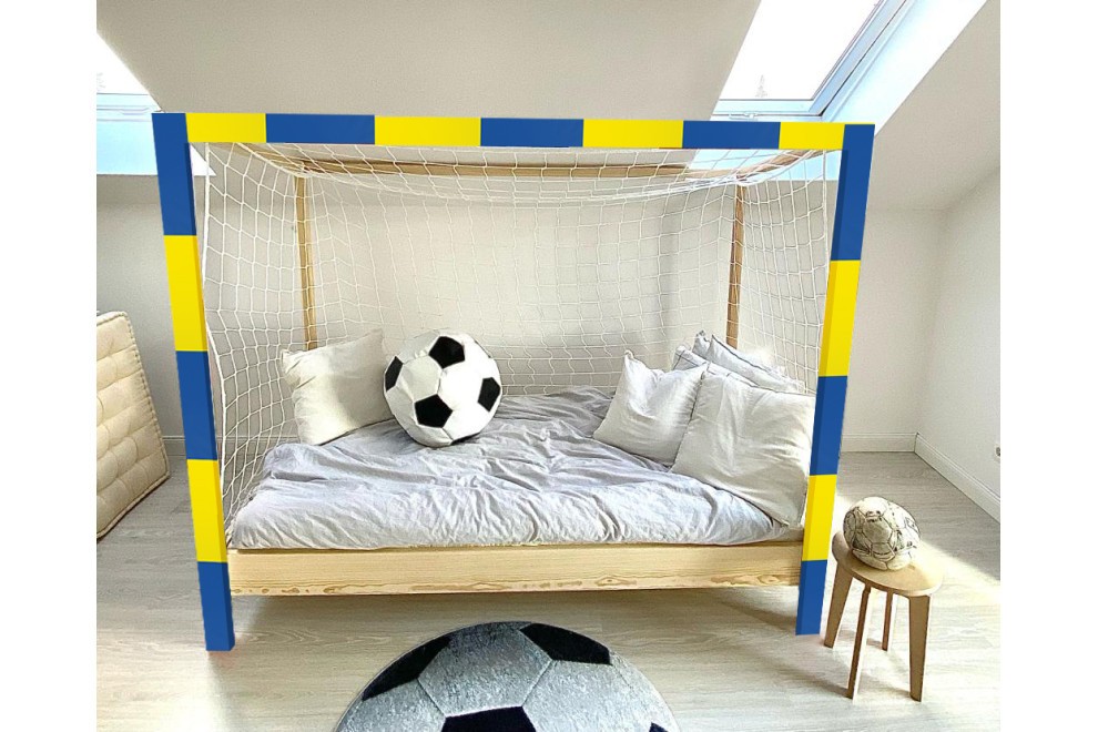 Fußball-Bett 90x160