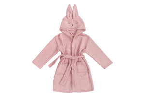 Bunny Bathrobe - Powder Pink