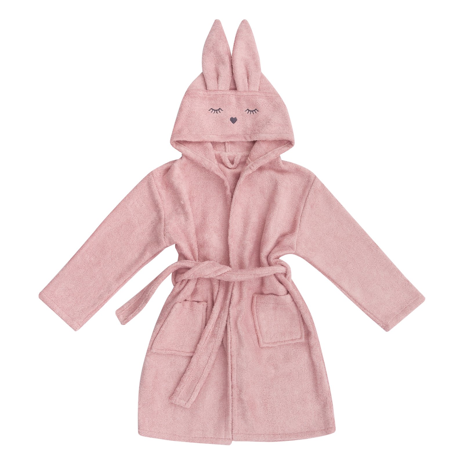 Bunny Bathrobe - Powder Pink