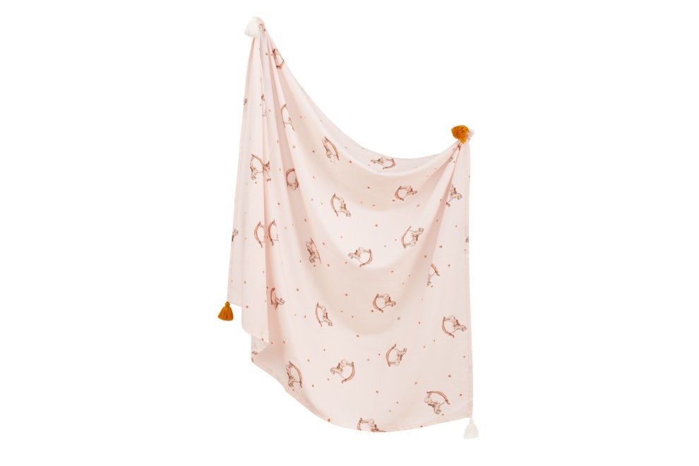 Rocking Horse Bamboo Muslin