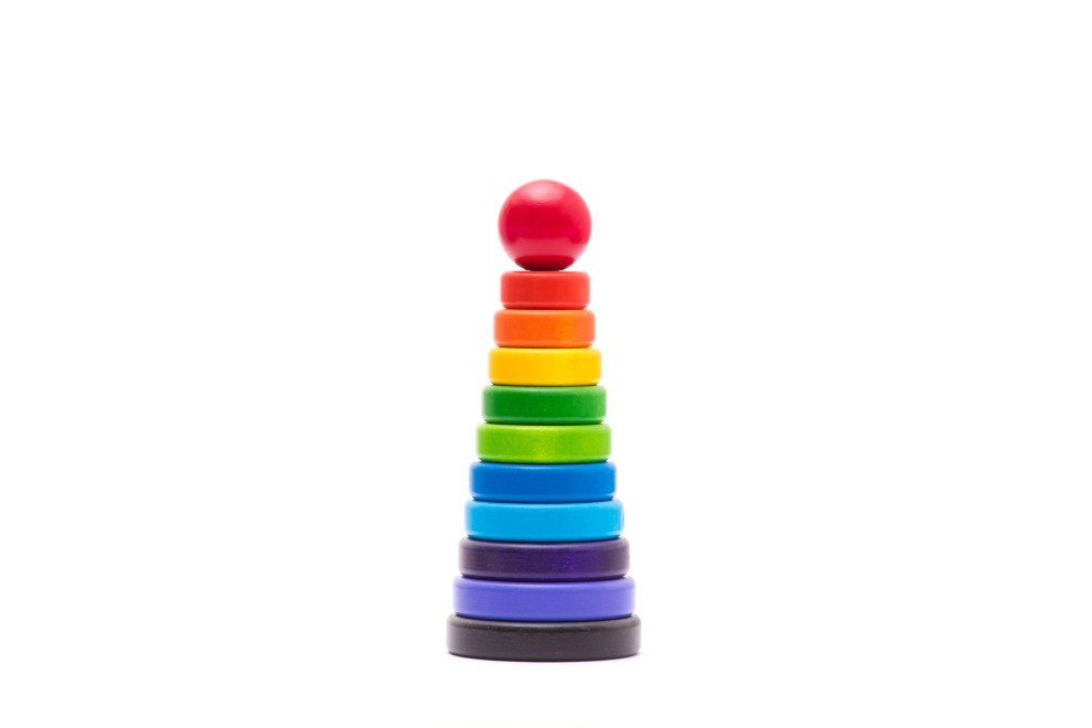 Rainbow Pyramid 10
