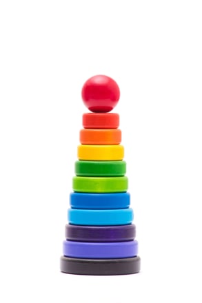 Rainbow Pyramid 10