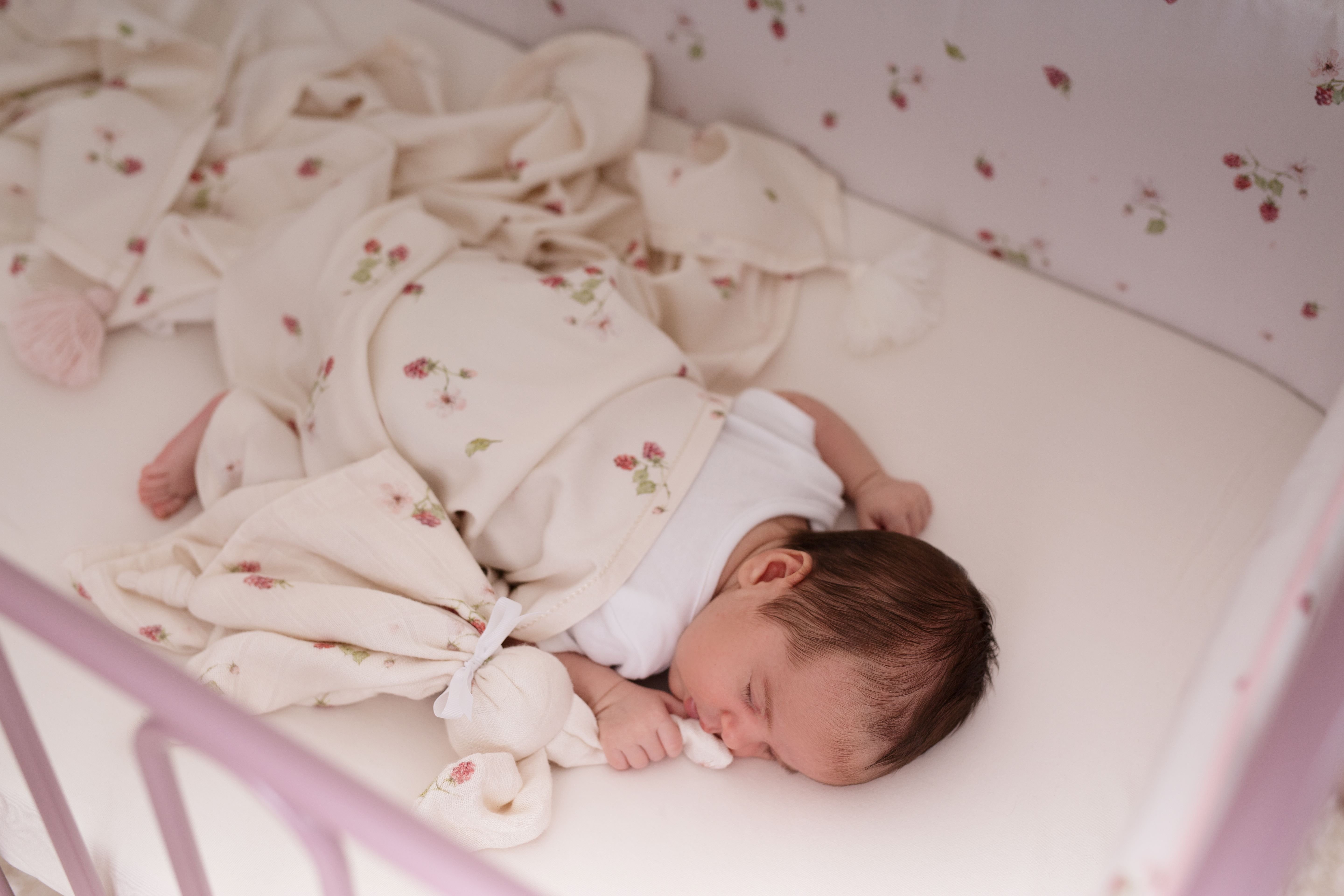 Himbeeren Bamboo Muslin