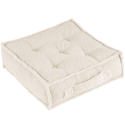 Pouf Bouclé Boho Vanille
