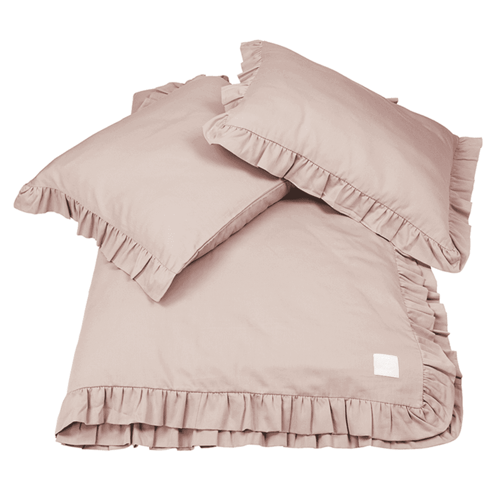 Saldi Estivi - Set Copripiumino Margaret Dusty Pink 140x200cm
