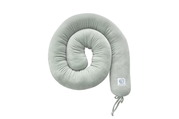 Sage Green Bed Bumper - 3 Ropes