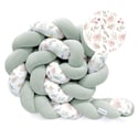 Paracolpi intrecciato 3 Spighe - Boho Verde Salvia