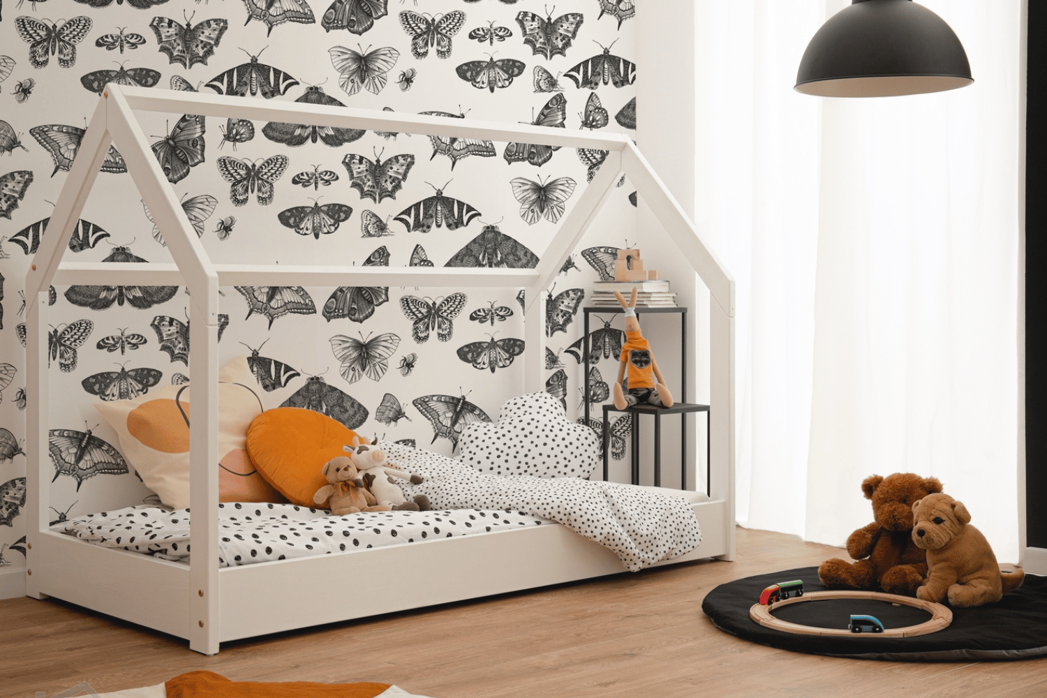 Saldi Estivi - Letto a Capanna H Bianco 90x190