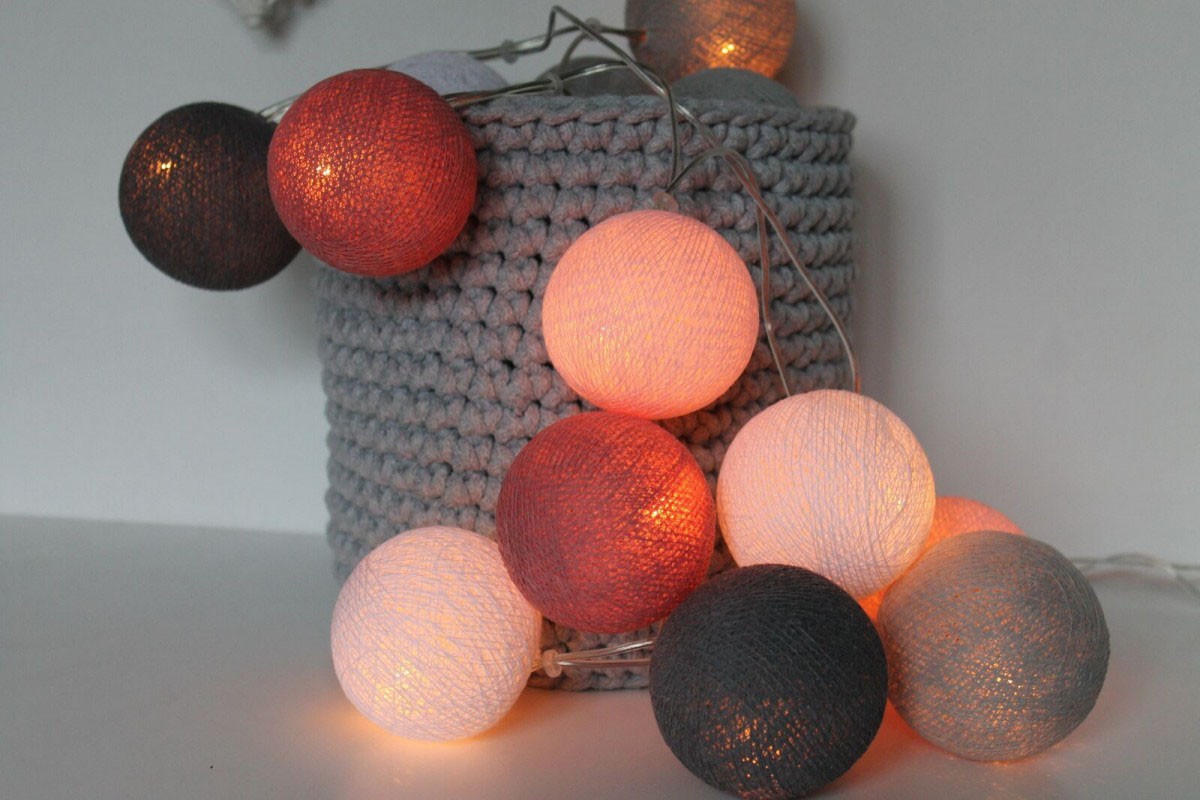 Guirlande Lumineuse Dusty Pink