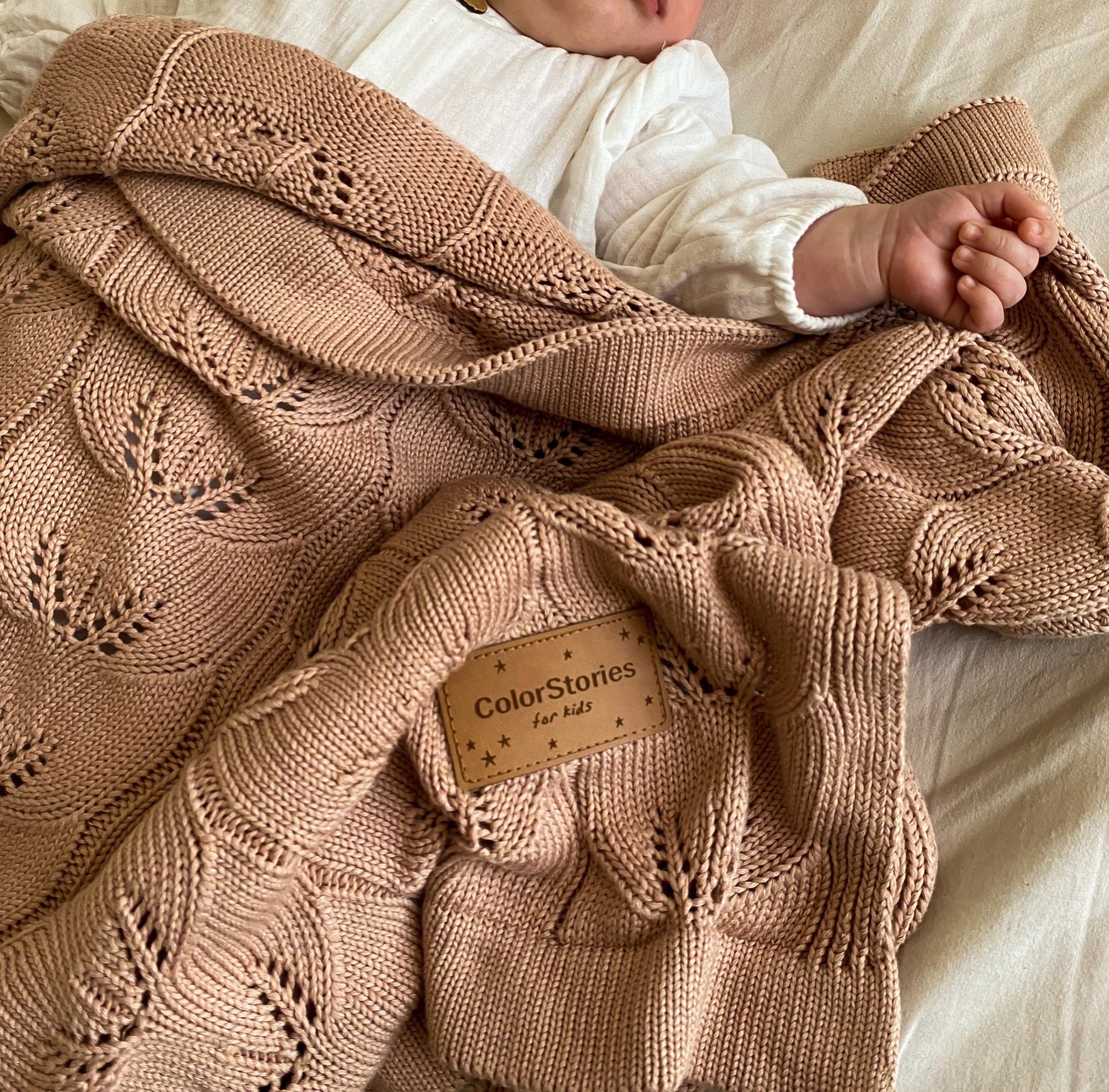 Coperta di bambù Ivy Rosa Pastello