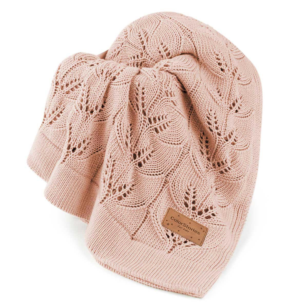 Coperta di bambù Ivy Rosa Pastello