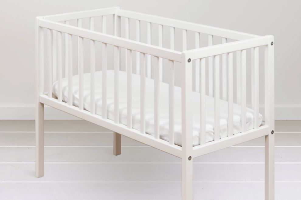 Bedside Crib White 40x90cm