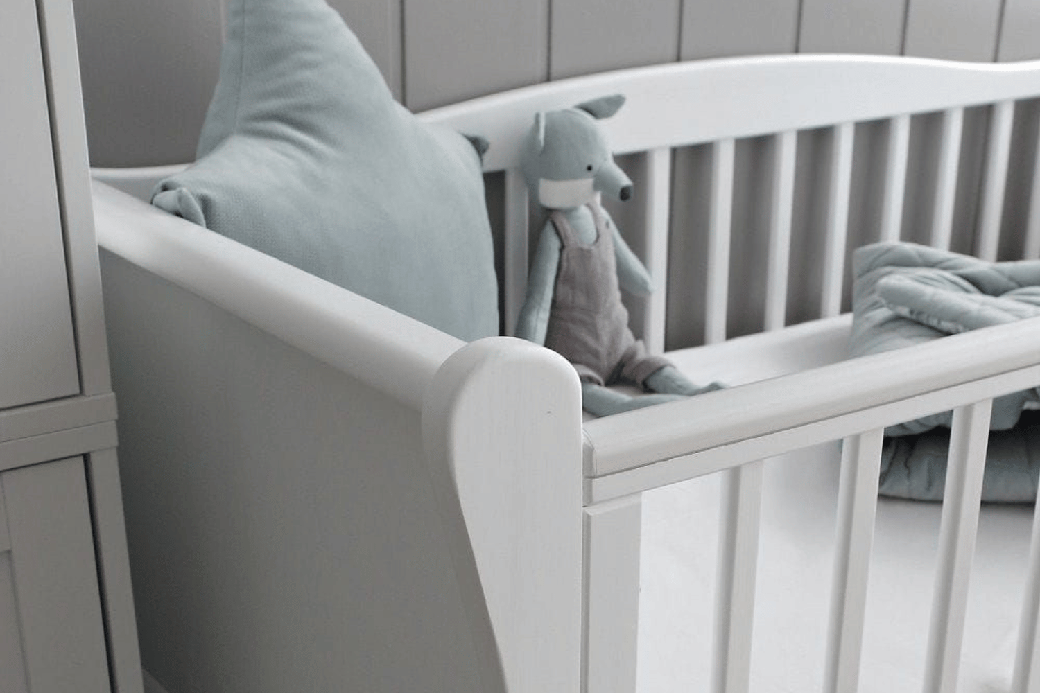 Stella Cot White 60x120cm