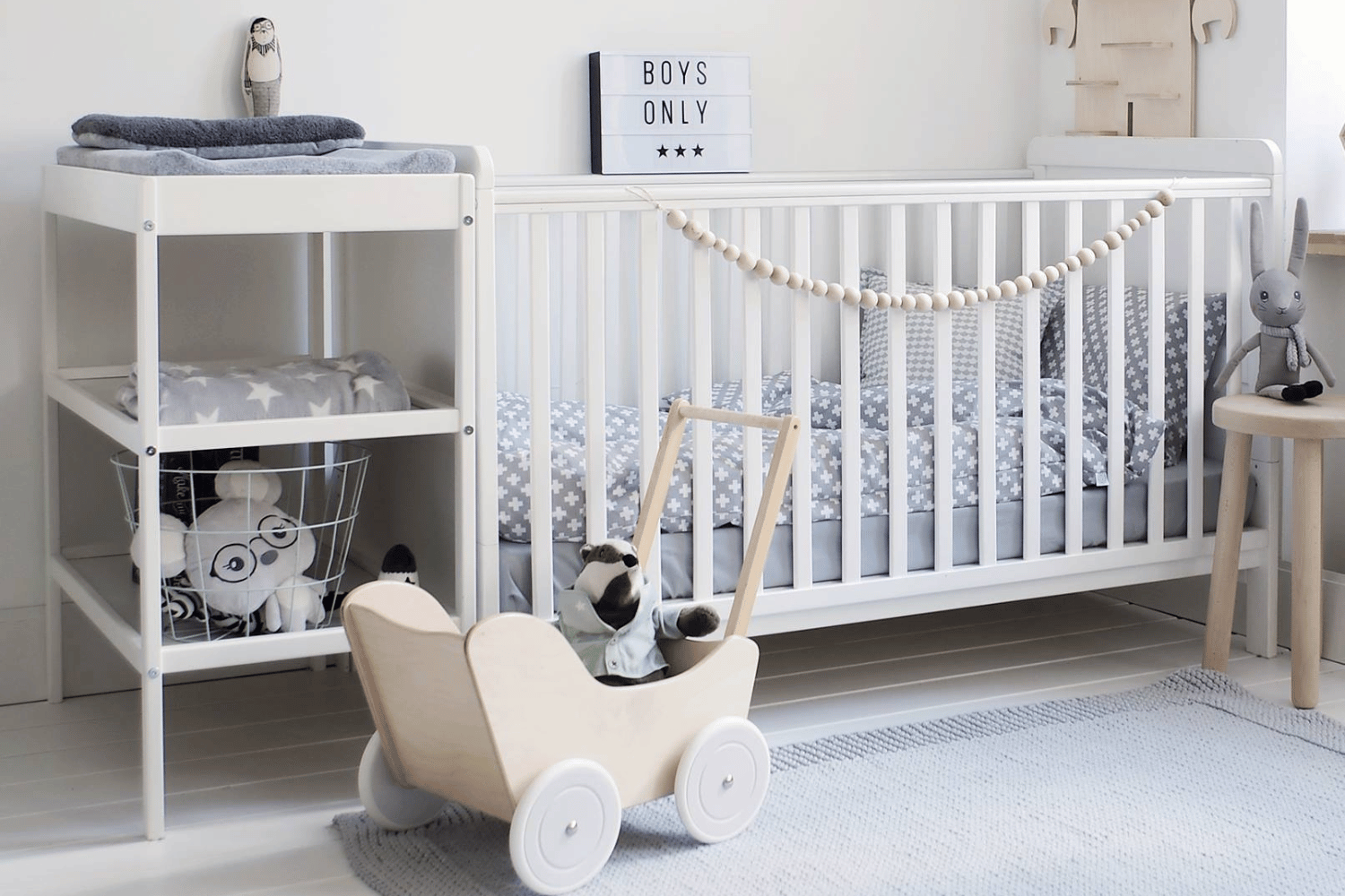 - Table à Langer Classique Changer - Blanc - Blanc (Mon Lit Cabane) - Image 3