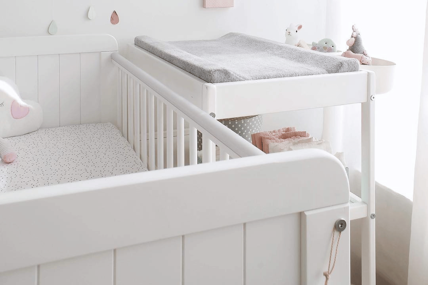 - Table à Langer Classique Changer - Blanc - Blanc (Mon Lit Cabane) - Image 4