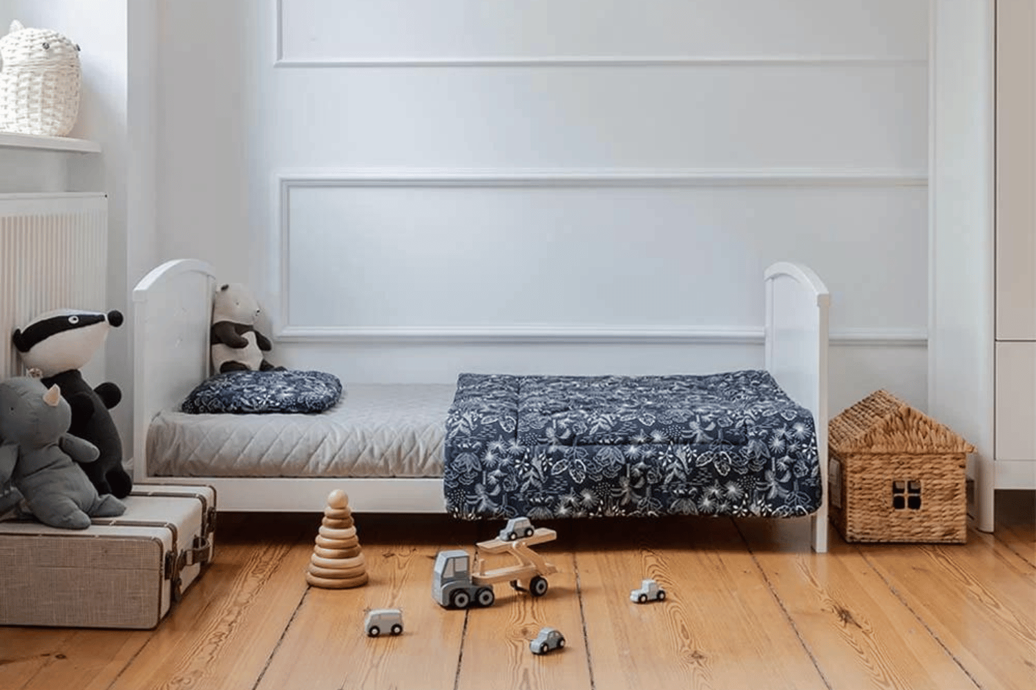 - Lit Bébé évolutif Starlight Cot 70x140cm - Blanc - Blanc (Mon Lit Cabane) - Image 9