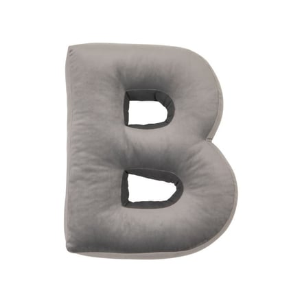 Cuscino Lettera B - Gris