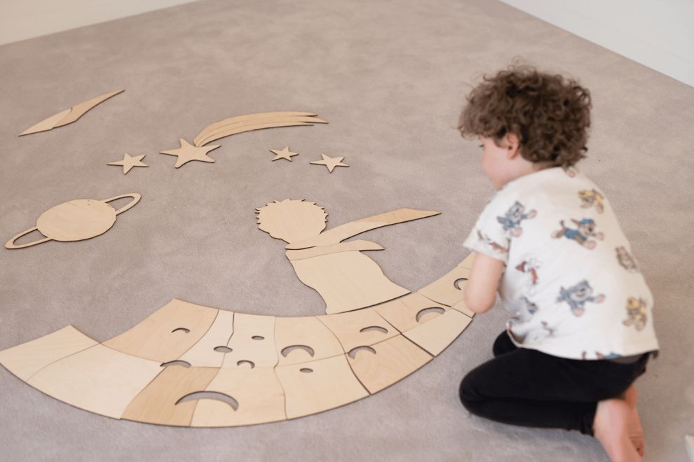 Coussin décoratif - déco chambre bébé - enfant - Petit Prince