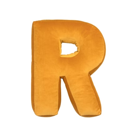 Almofada Letra R - Amarelo
