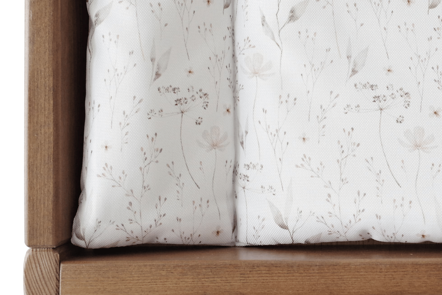 - Matelas à Langer pour Plan à Langer 73x47cm  - Meadow - Blanc (Mon Lit Cabane) - Image 1