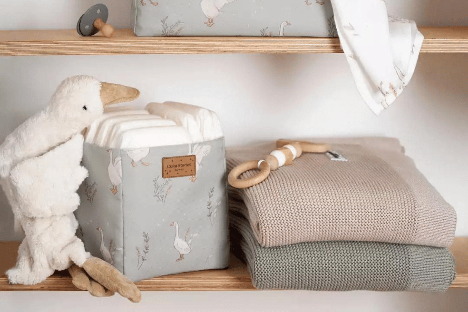 - Panier de Toilette Happy Goose Olive S - (Mon Lit Cabane) - Image 4