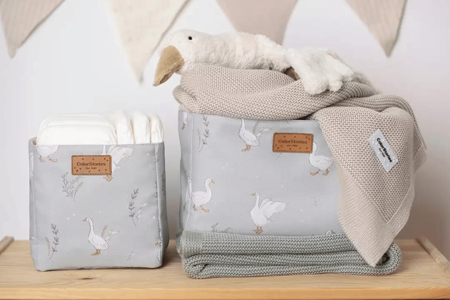 Panier de Toilette Happy Goose Olive S