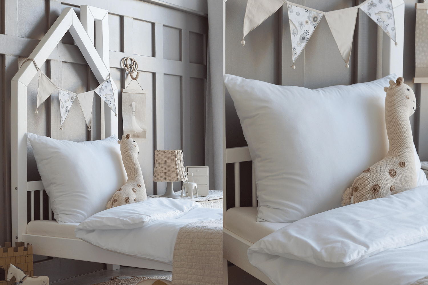 Housse de Couette Blanche120x170